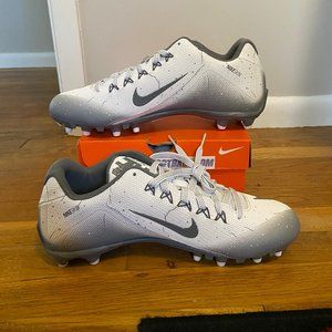 Nike Alpha Pro 2 Low TD White Gray Football Cleats